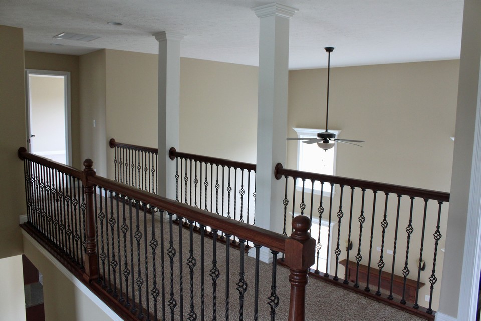 upstairs