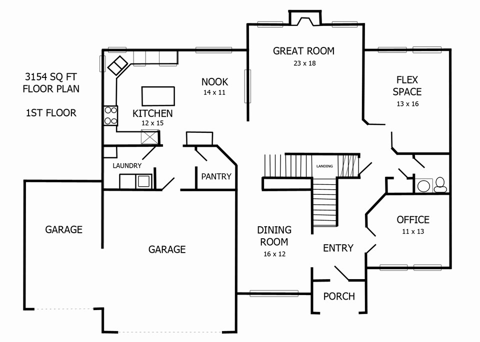 1st floor plan