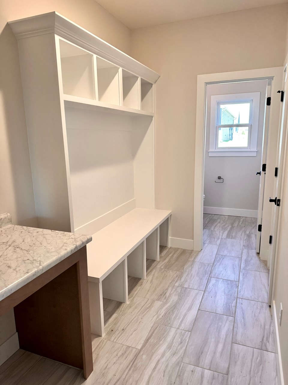 mud room & half bath