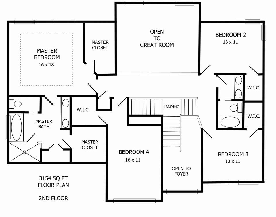 2nd floor layout