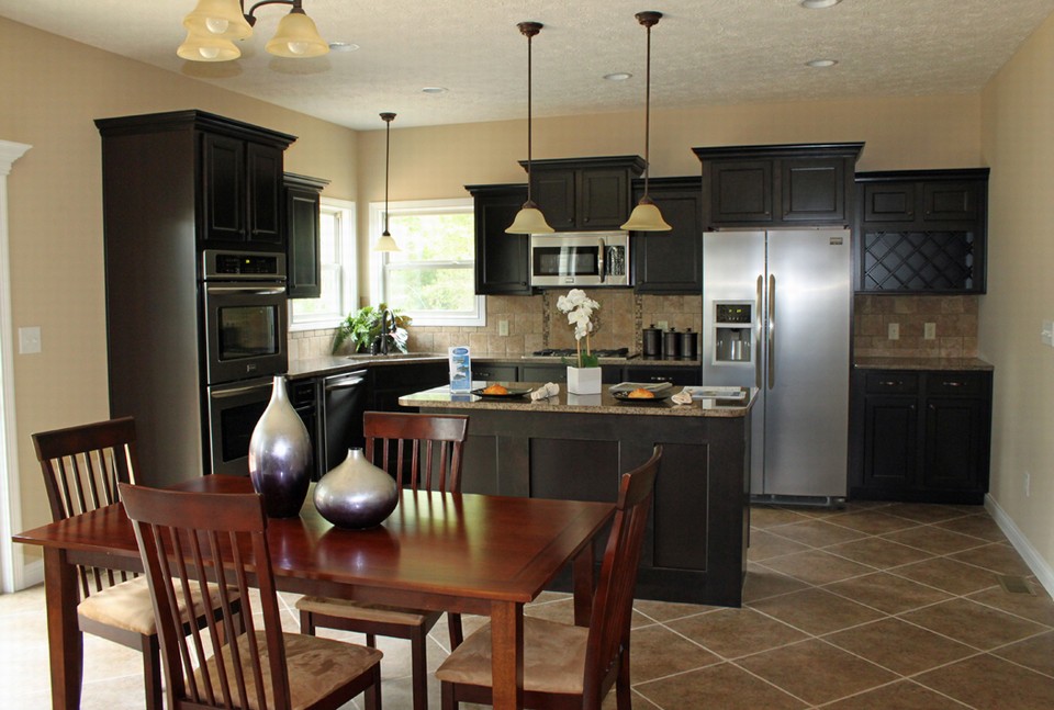 kitchen staged