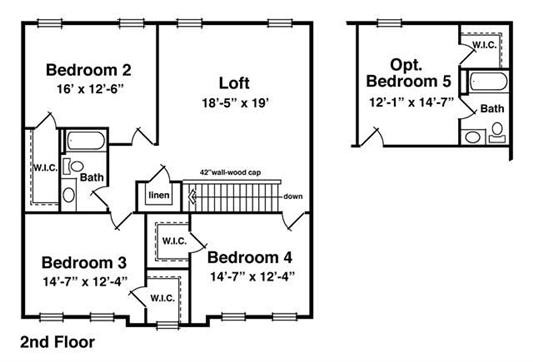 2nd floor layout