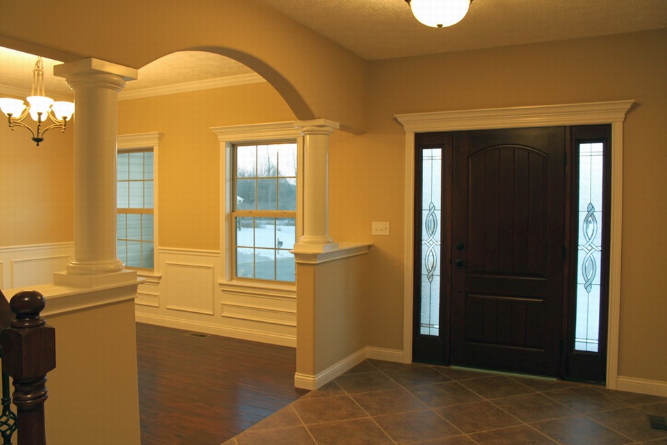entryway & dining room